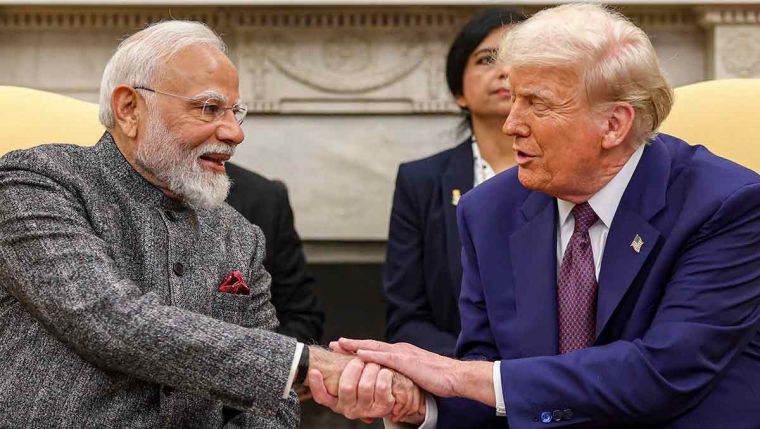 Trump said, “I spoke with PM Modi on Diwali, and he agreed to reduce Russian oil imports.”
